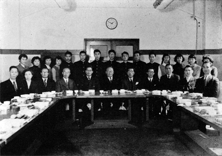 本科1期生の卒業記念謝恩会